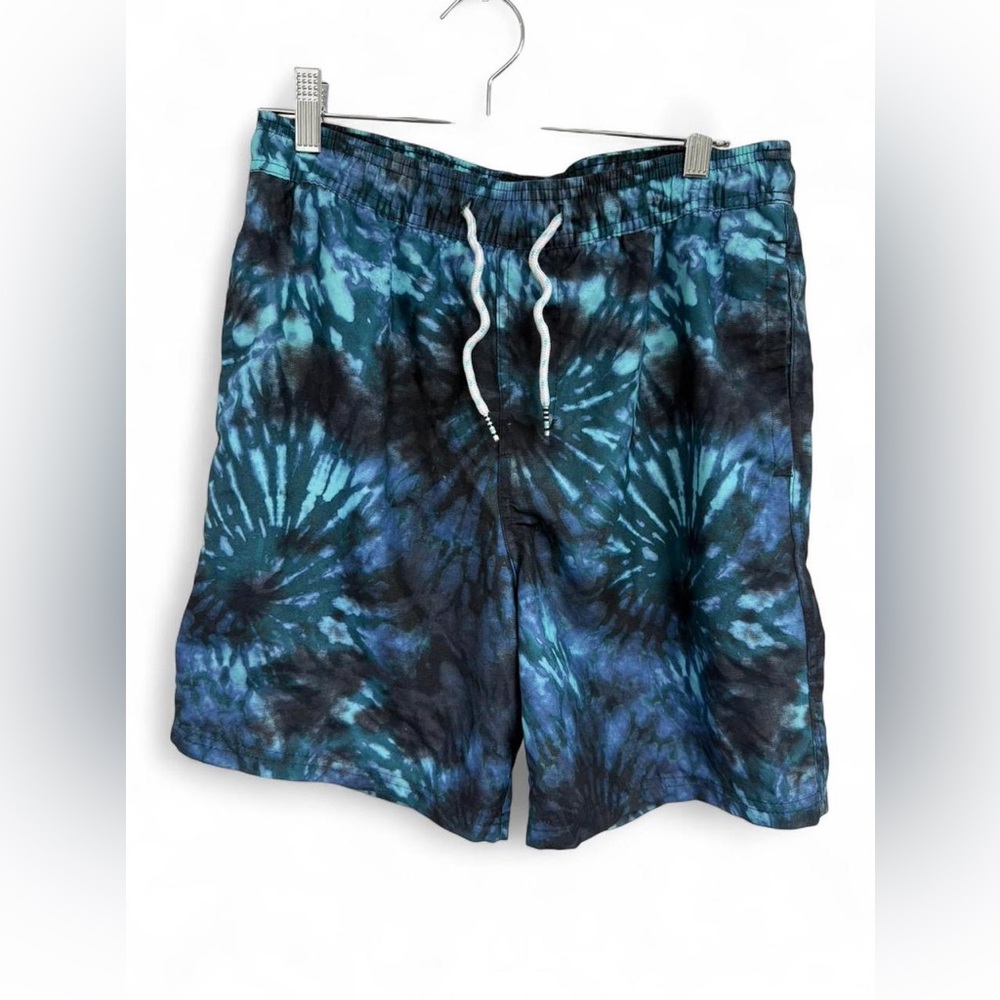 Original Use - Men’s Blue tie-dye swim shorts